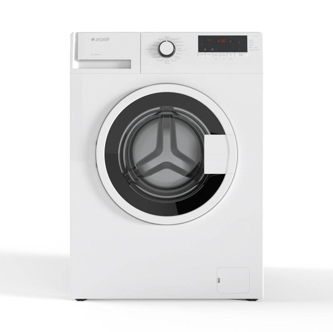 Arcelik 7100 M Washing Machine 3D model_2