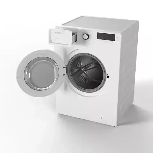 Arcelik 7100 M Washing Machine 3D model Arcelik 7100 M Washing Machine 3D model