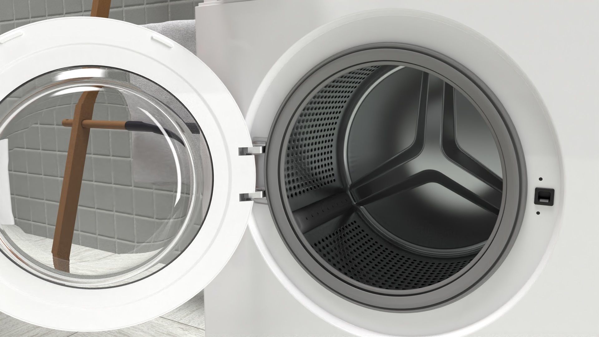Arcelik 7100 M Washing Machine 3D model_9