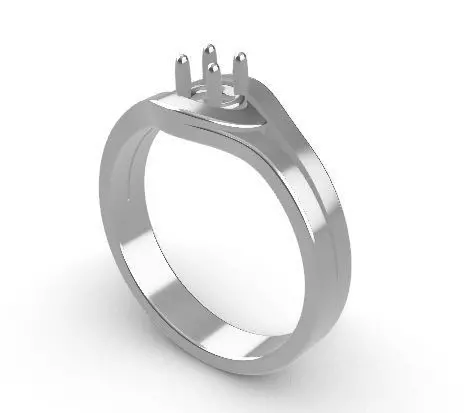 Twisted Ring Free 3D print model