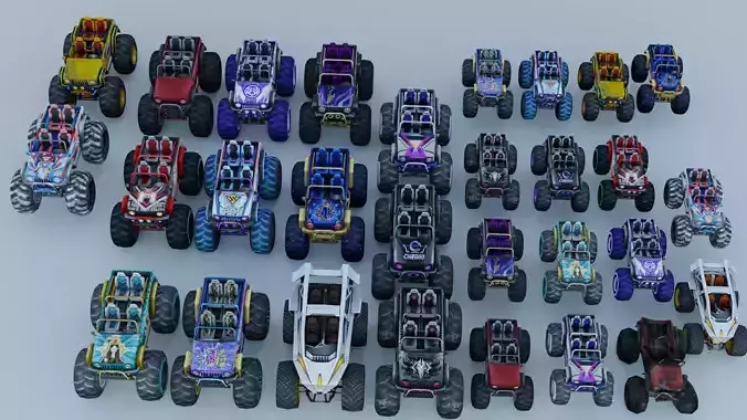 Vehicle car monster-truck 30x