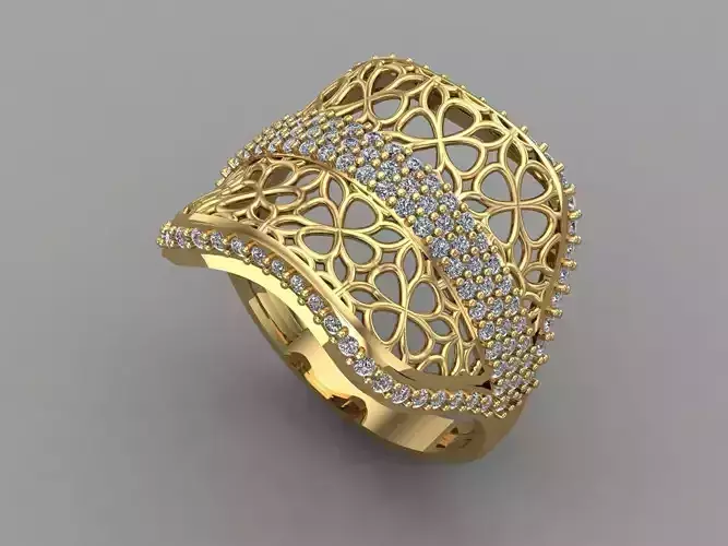 Women Ring 3DM Womens Ring 3d models 3D print model
