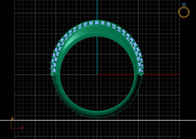 Women Ring 3DM Womens Ring 3d models 3D print model 3D print model_3