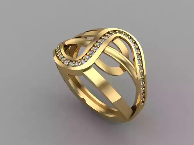 Women Ring 3DM Womens Ring 3d models 3D print model