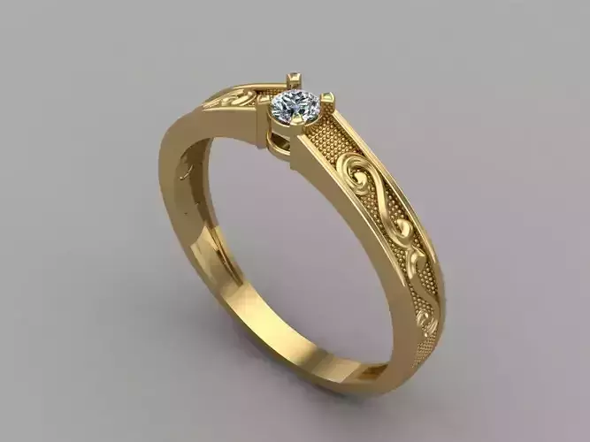 Women Ring 3DM Womens Ring 3d models 3D print model