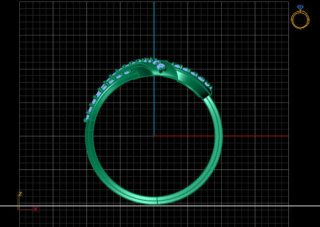 Women Ring 3DM Womens Ring 3d models 3D print model 3D print model_3