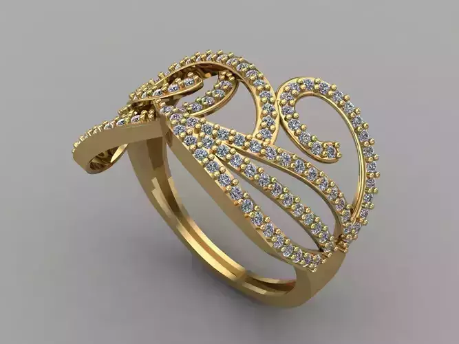 Women Ring 3DM Womens Ring 3d models 3D print model
