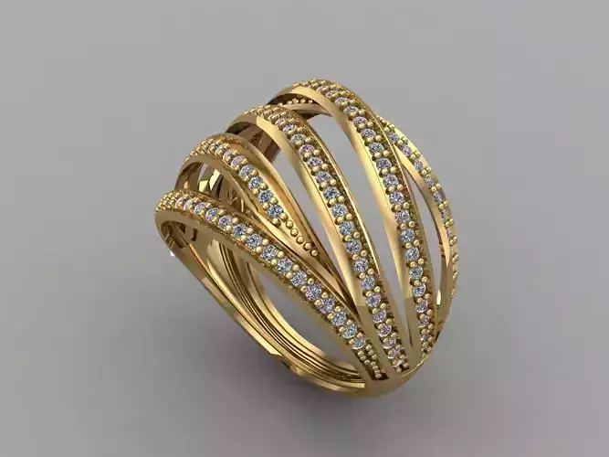 Women Ring 3DM Womens Ring 3d models 3D print model