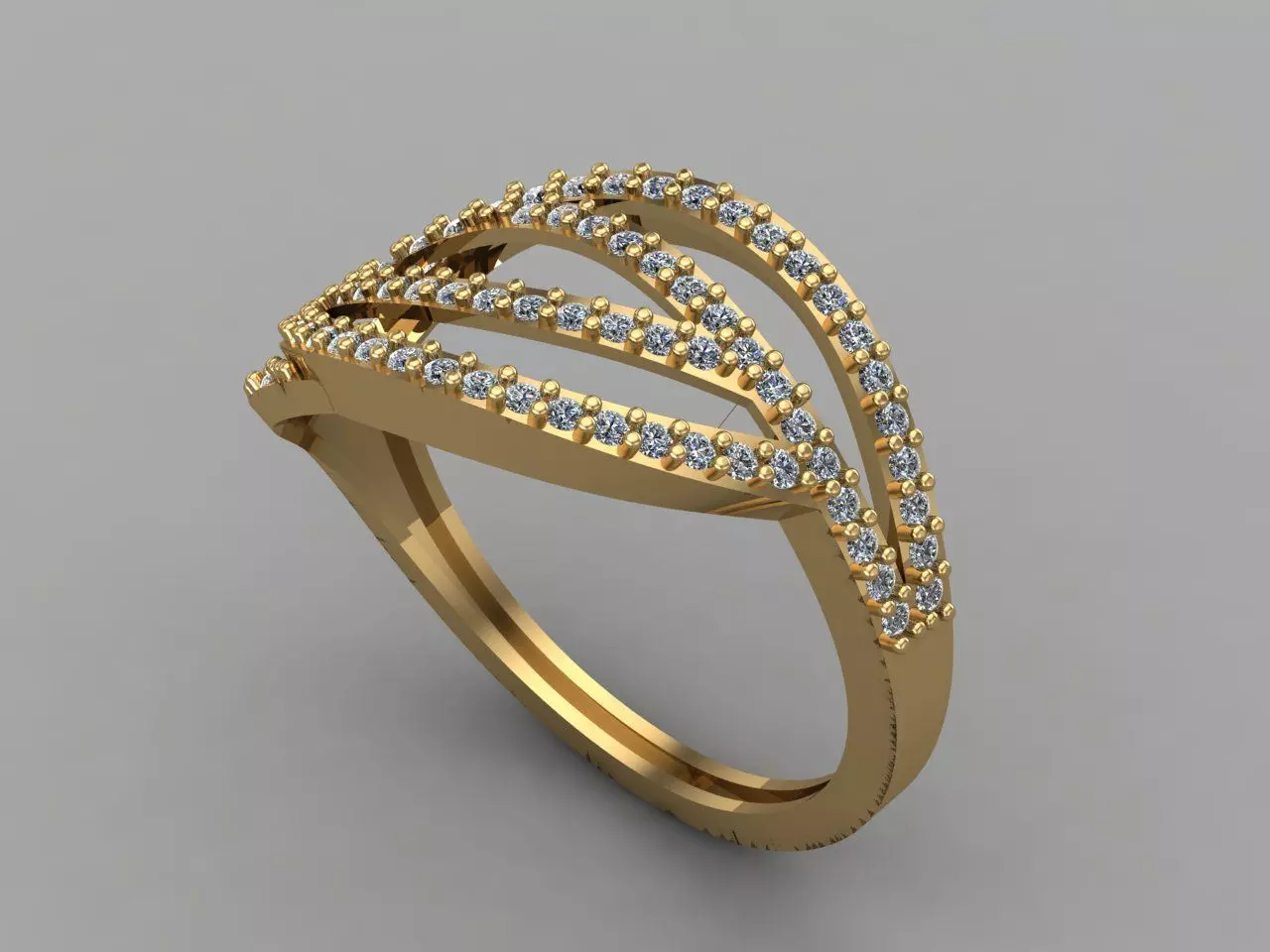 Women Ring 3DM Womens Ring 3d models 3D print model 3D print model_0