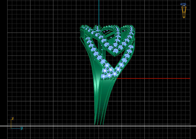 Women Ring 3DM Womens Ring 3d models 3D print model 3D print model_4