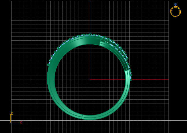 Women Ring 3DM Womens Ring 3d models 3D print model 3D print model_3