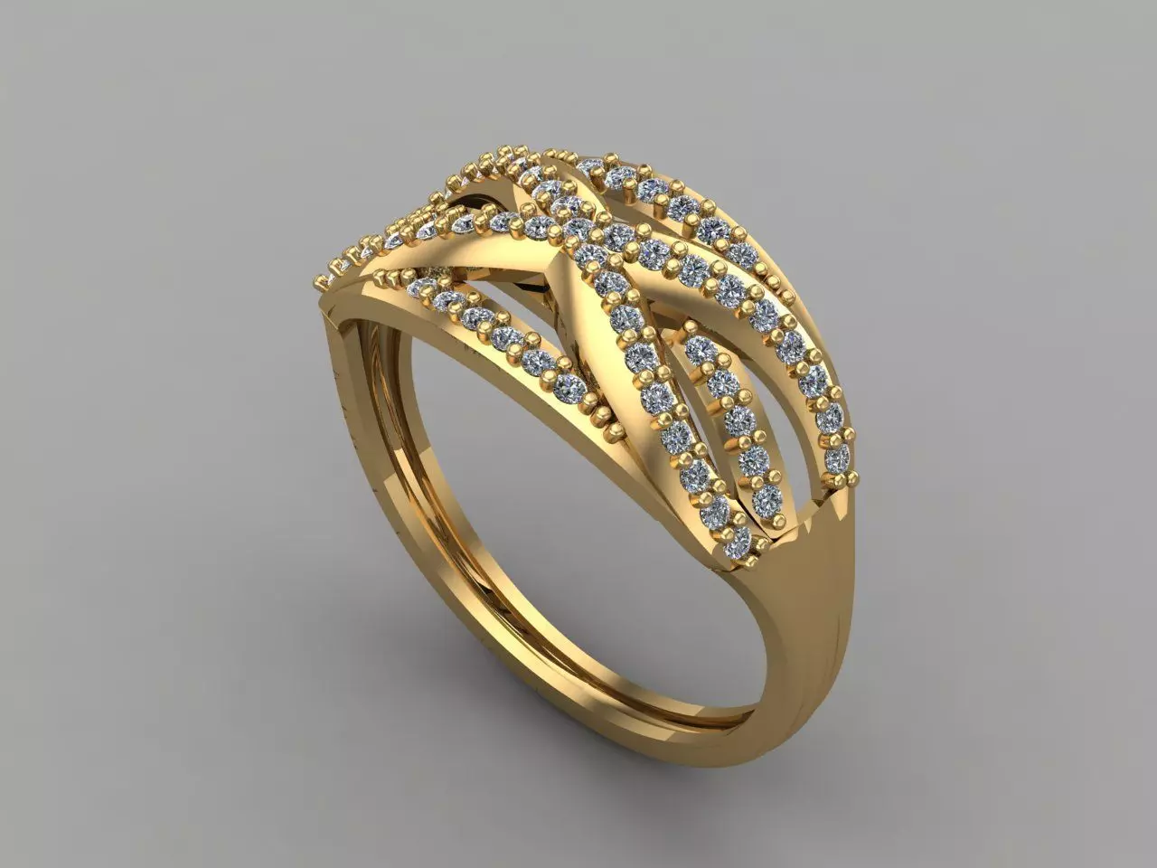 Women Ring 3DM Womens Ring 3d models 3D print model 3D print model_0