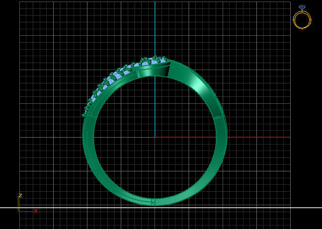 Women Ring 3DM Womens Ring 3d models 3D print model 3D print model_3