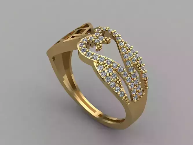 Women Ring 3DM Womens Ring 3d models 3D print model