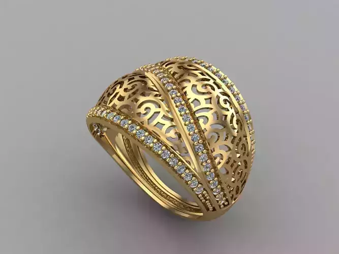 Women Ring 3DM Womens Ring 3d models 3D print model