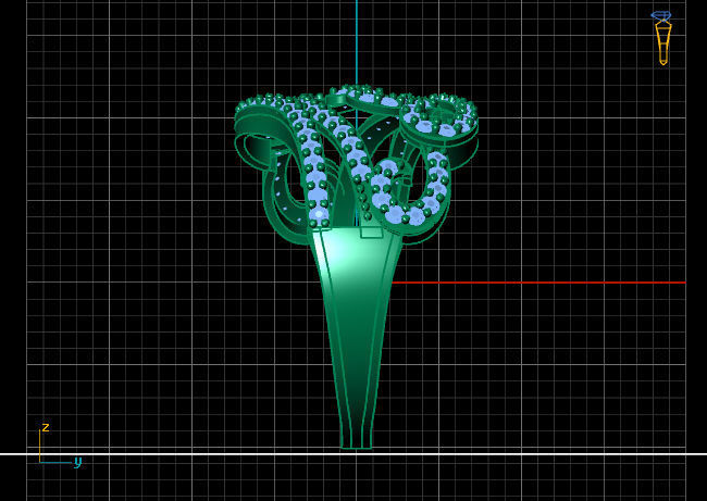 Women Ring 3DM Womens Ring 3d models 3D print model 3D print model_4