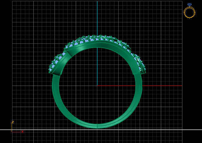 Women Ring 3DM Womens Ring 3d models 3D print model 3D print model_3