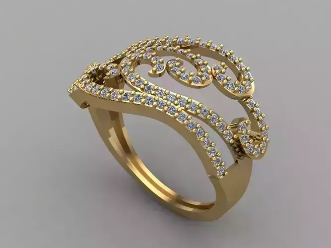 Women Ring 3DM Womens Ring 3d models 3D print model
