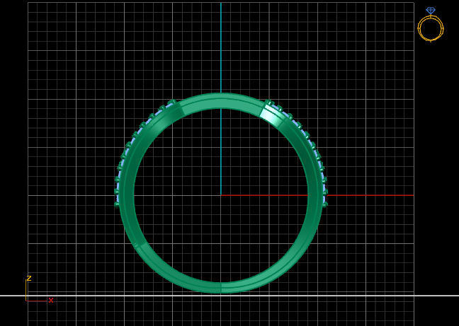 Women Ring 3DM Womens Ring 3d models 3D print model 3D print model_3