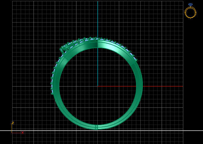 Women Ring 3DM Womens Ring 3d models 3D print model 3D print model_3