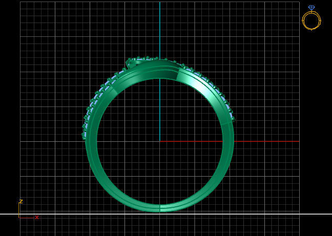 Women Ring 3DM Womens Ring 3d models 3D print model 3D print model_3