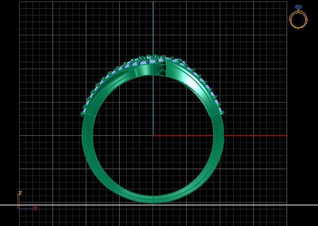 Women Ring 3DM Womens Ring 3d models 3D print model 3D print model_3