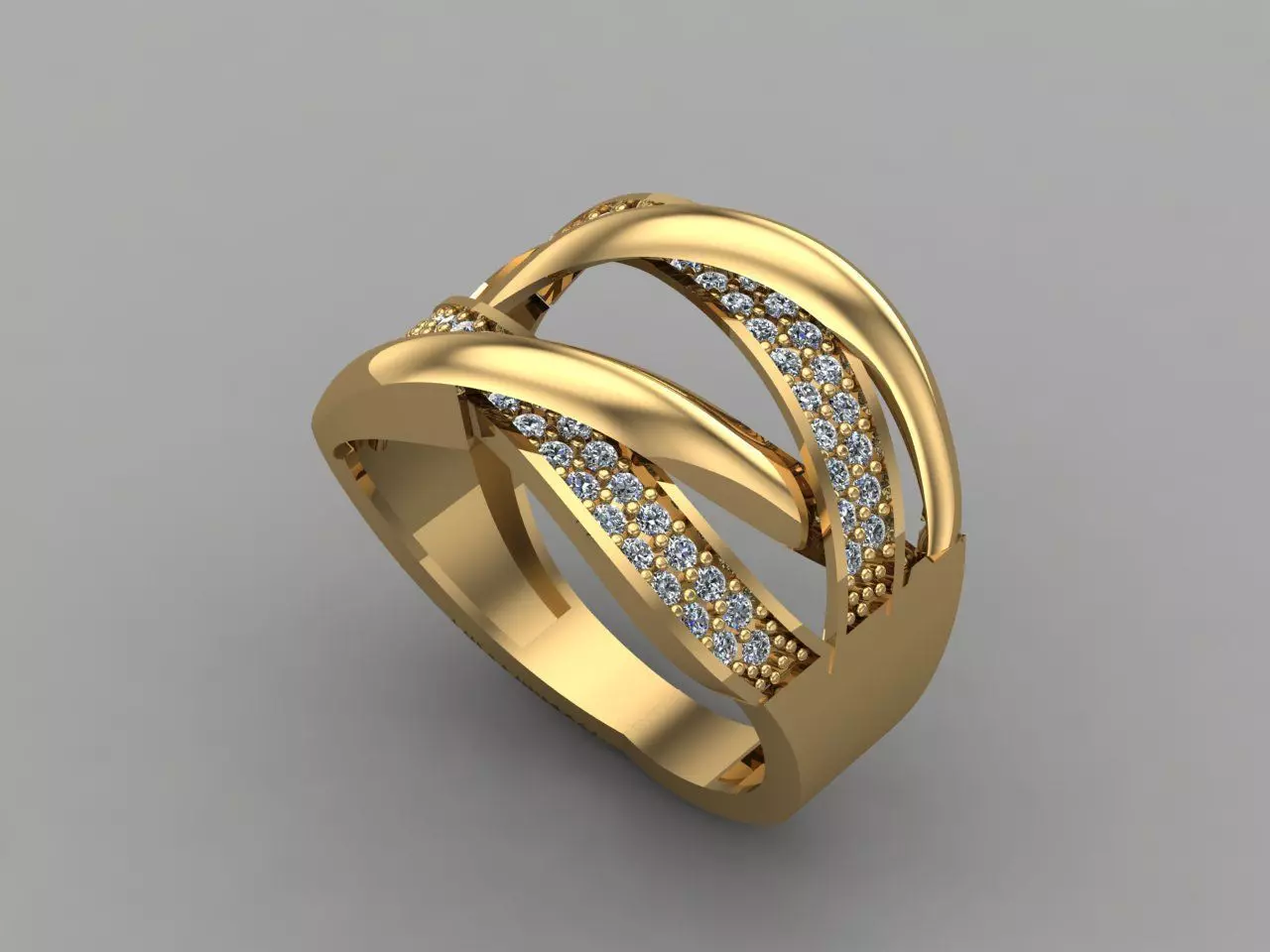 Women Ring 3DM Womens Ring 3d models 3D print model 3D print model_0