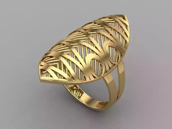 Women Ring STL Womens Ring 3d models 3D print model