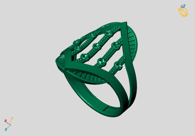 Women Ring STL Womens Ring 3d models 3D print model 3D print model_1