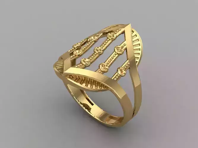 Women Ring STL Womens Ring 3d models 3D print model