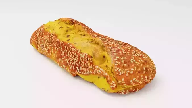 Baguette with sesame