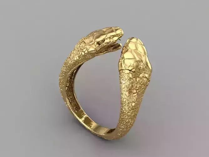 Snake Women Ring STL Womens Ring 3d models 3D print model