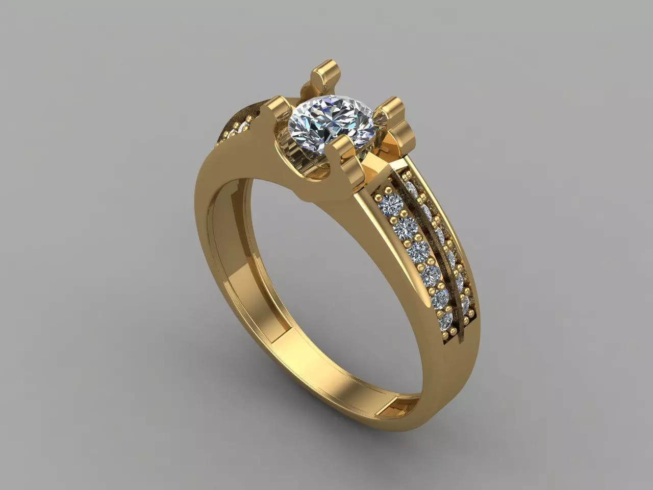 Women Ring 3DM Womens Ring 3d models 3D print model 3D print model_0