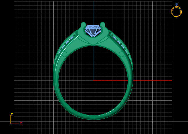 Women Ring 3DM Womens Ring 3d models 3D print model 3D print model_3