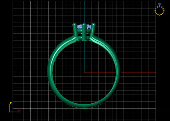 Women Ring 3DM Womens Ring 3d models 3D print model 3D print model_3