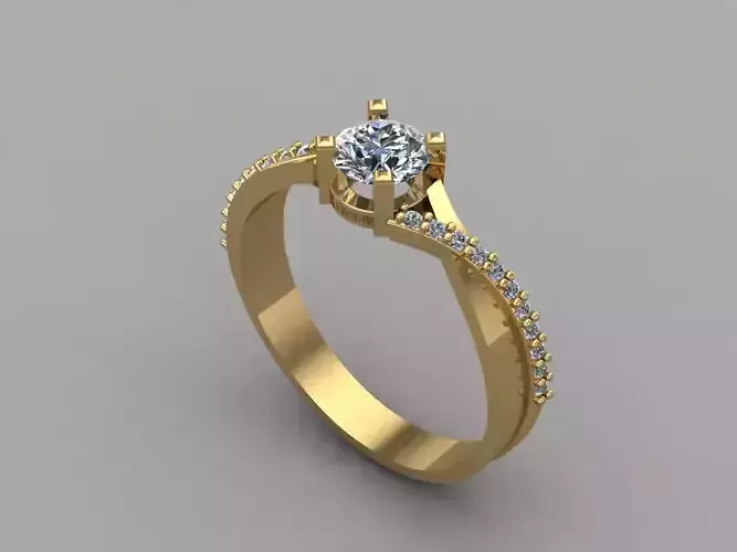 Women Ring 3DM Womens Ring 3d models 3D print model