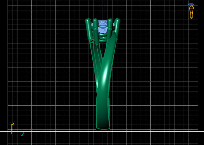 Women Ring 3DM Womens Ring 3d models 3D print model 3D print model_4