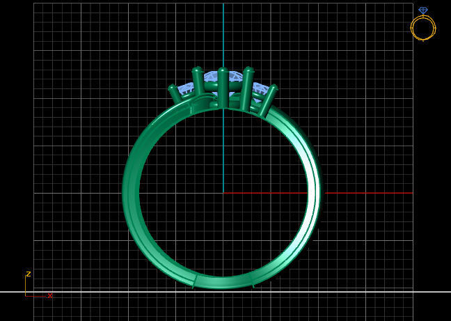 Women Ring 3DM Womens Ring 3d models 3D print model 3D print model_3