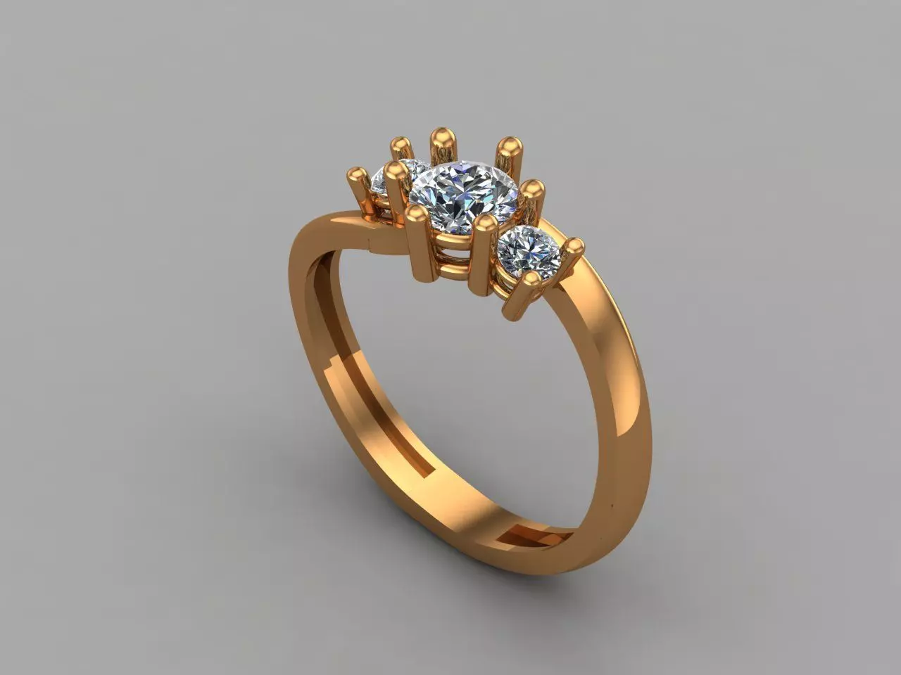 Women Ring 3DM Womens Ring 3d models 3D print model 3D print model_0