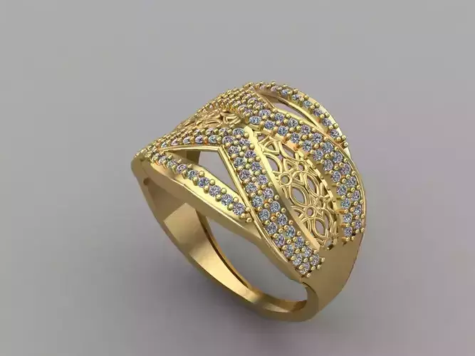 Women Ring 3DM Womens Ring 3d models 3D print model