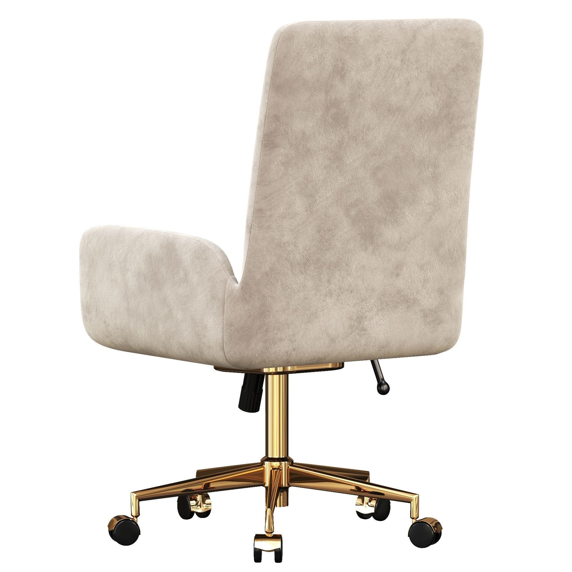 Union  Scale MidMod Fabric Manager Chair 3D model_3