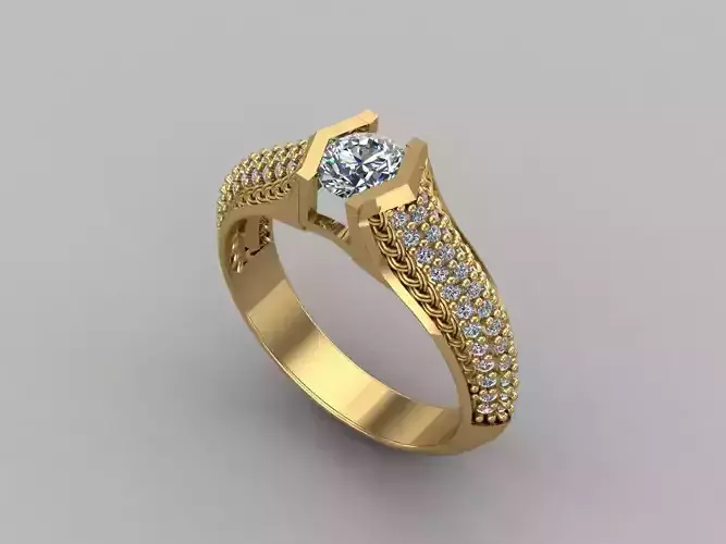 Women Ring 3DM Womens Ring 3d models 3D print model