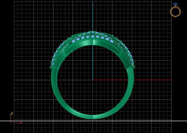 Women Ring 3DM Womens Ring 3d models 3D print model 3D print model_3