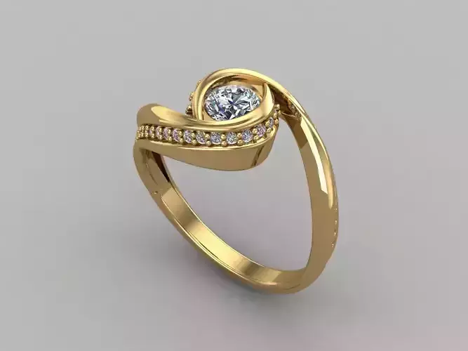 Women Ring 3DM Womens Ring 3d models 3D print model