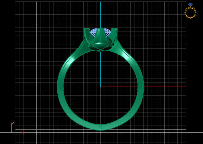 Women Ring 3DM Womens Ring 3d models 3D print model 3D print model_3
