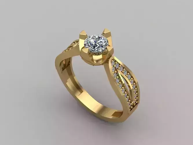 Women Ring 3DM Womens Ring 3d models 3D print model