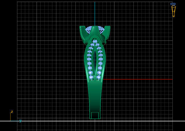 Women Ring 3DM Womens Ring 3d models 3D print model 3D print model_4