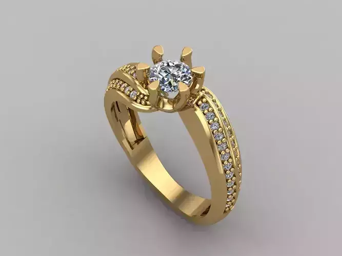 Women Ring 3DM Womens Ring 3d models 3D print model
