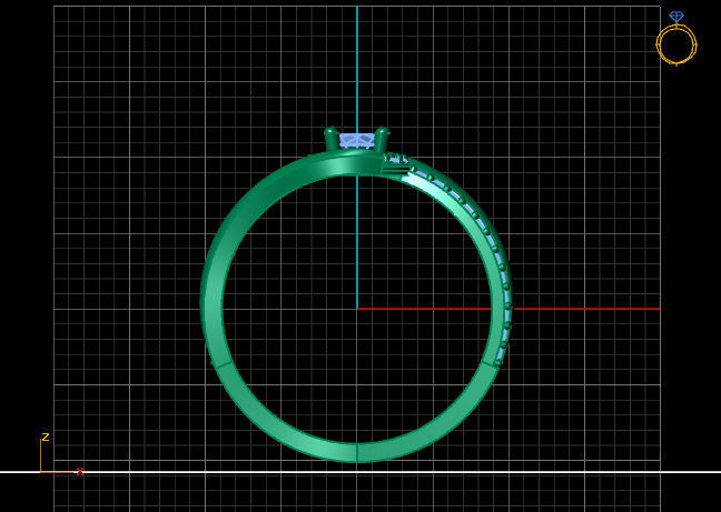 Women Ring 3DM Womens Ring 3d models 3D print model 3D print model_3