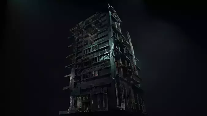 Abandoned Building  3D model